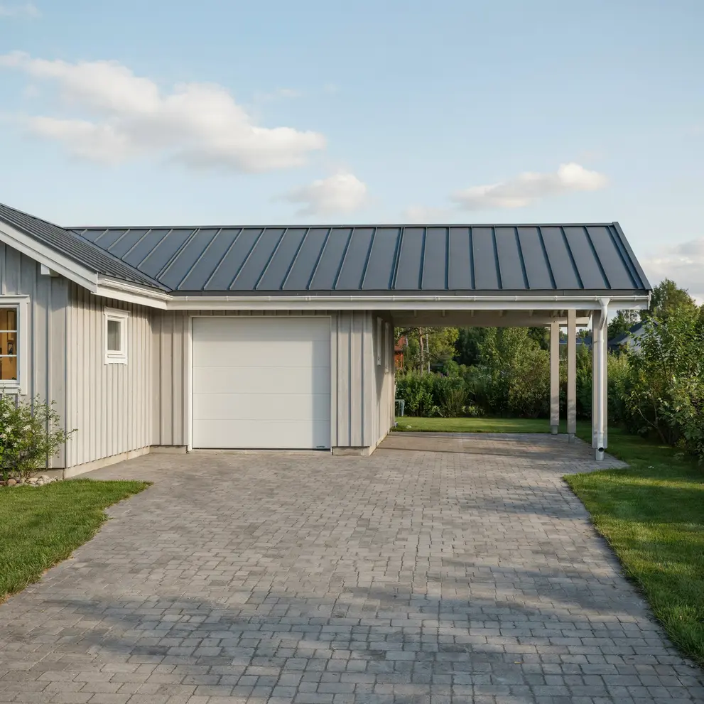 bygga carport garage gnesta sormland