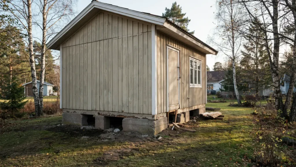 renovering av grund och fuktskadade v ggar p g sthus i stj rnhov